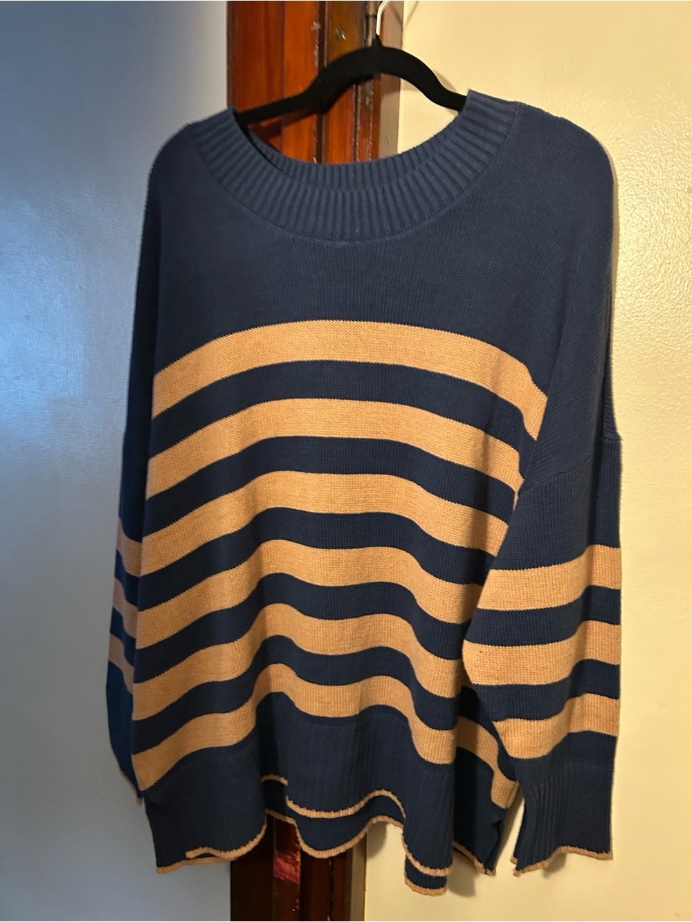 Sonoma Navy Knit Pullover Sweater